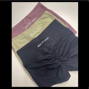 “Scrunch” shorts!